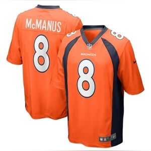 Denver Broncos #8 Orange Game Jersey